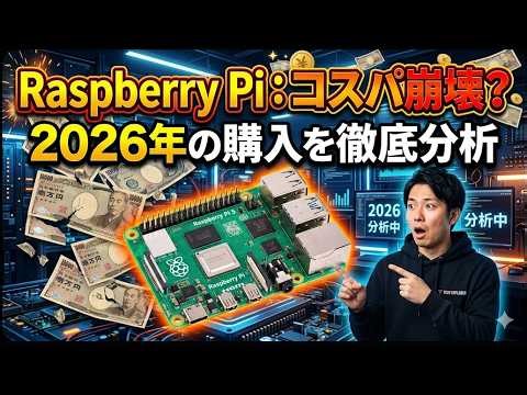 Raspberry Pi：コスパ崩壊？ 2026年の購入を徹底分析