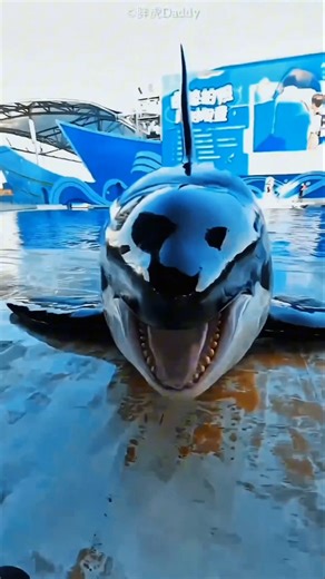 Dolphin Got Food Surprise 😍❤️ #trending #shortvideo