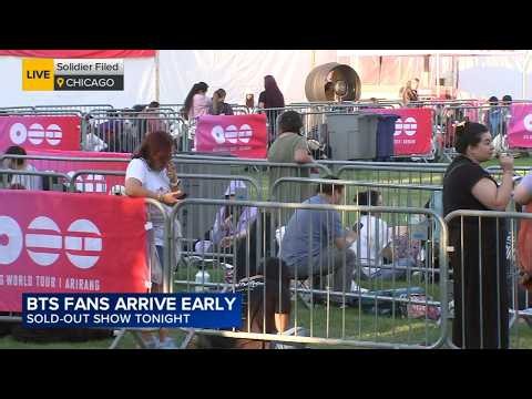 K-pop fans take over Chicago for BTS World Tour 'Arirang' at Soldier Field