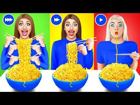Fast, Medium or Slow Food Challenge | Funny Challenges by Multi DO Food