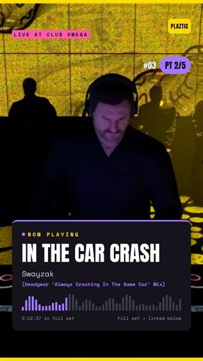 In The Car Crash – Swayzak | Solomun Live at Club Omega (Pt 2/5) #Solomun #GTAOnline #Shorts