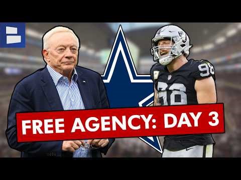Dallas Cowboys 2026 NFL Free Agency LIVE - Day 3: Maxx Crosby Trade Rumors, Tyrus Wheat Signs