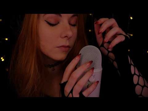 ASMR | close up, clicky & breathy Whispering - scratching, tapping, breathing, ramble