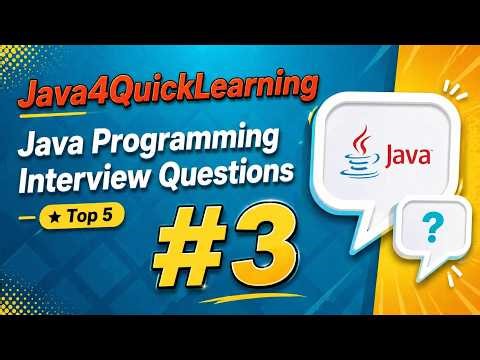Java Programming Interview Questions #3 #coding #javaprogramming #java4quicklearning