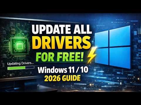 UPDATE All Outdated Drivers in ONE Click (Windows 10/11) FREE