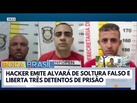 Hacker e mais três detentos fogem de prisão | Bora Brasil
