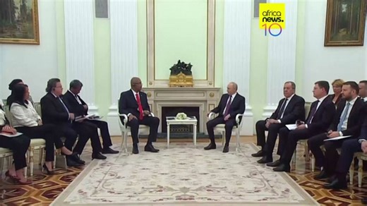 Russie : le président seychellois Patrick Herminie rencontre Vladimir Poutine