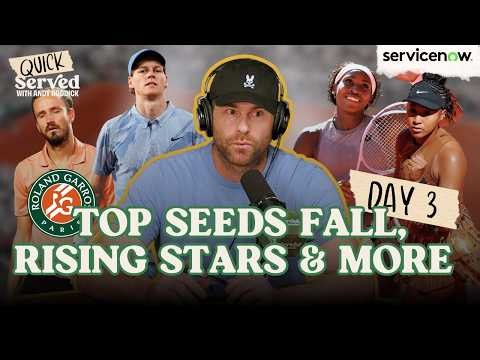 2026 FRENCH OPEN DAY 3 RECAP: Medvedev & Pegula Fall, Sinner Dominates & More