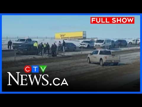 Man arrested in connection with deadly QEII shooting | CTV News Edmonton at Five for March 24, 2026