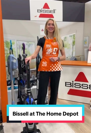 Cleaning just got easier 🫧 Now you can find Bissell in store and online at The Home Depot ✨ #cleaning #cleantok #vacuumcleaner #musthaves #homedepotfinds