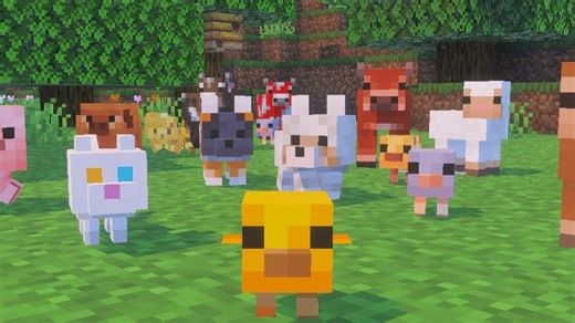 《Minecraft》幼年生物可愛升級 更新重製小雞等動物外觀、命名牌可合成
