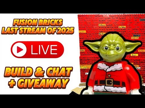Fusion Bricks LIVE: LEGO Build & Chat (Last Stream of 2025)