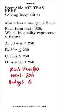 Most students set this up wrong (TEAS Math Word Problem)