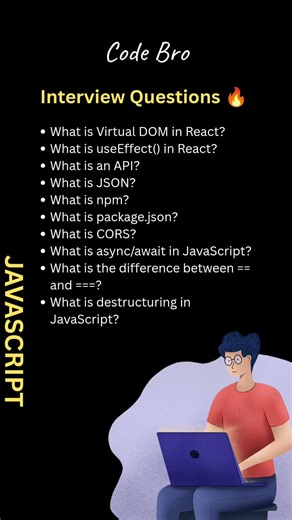 Top 10 JavaScript & React Interview Questions 🔥 | MERN Stack Interview Prep