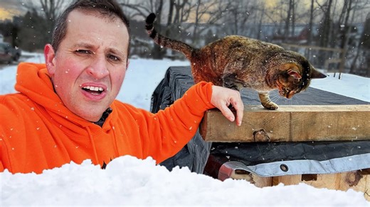 Building a barn in two feet of snow: Can we do it?
