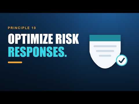 PMP Principle 10: Optimize Risk Responses