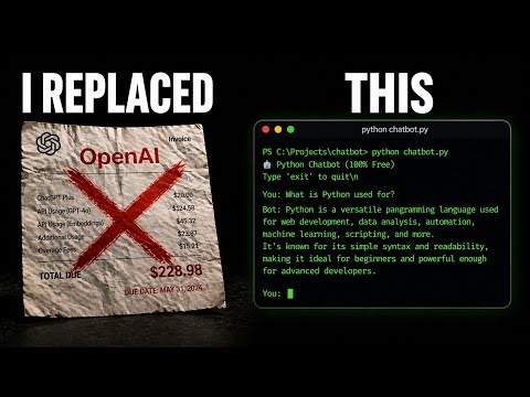 I Replaced OpenAI With This — Python Chatbot Build