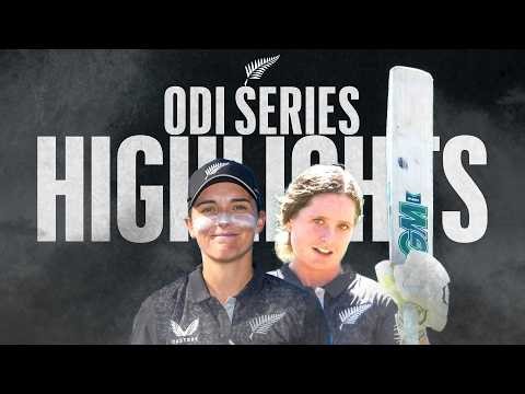 Captain's Hat-Trick And Halliday 💯 | ODI Series Highlights | WHITE FERNS v Zimbabwe