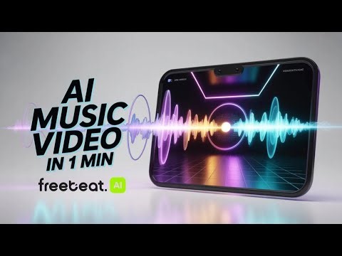 Upload Any Song & Get an AI Music Video in 1 Minute | freebeat AI