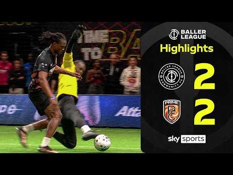 KSI's side DENIED win in VAR Controversy! | Community FC 2-2 Prime FC | Baller League Highlights