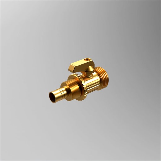 Premium Garden Hose Valve | Product Design, CAD Modeling & CGI Visualization