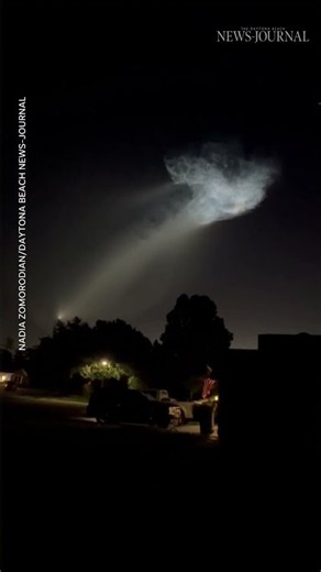 See 'jellyfish effect' caused by SpaceX launch early Oct. 13