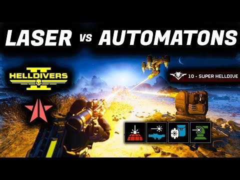 Helldivers 2 | Full Laser Build vs Automatons (Max Difficulty)