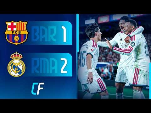 ✅ El MERENGUE VENCIÓ 2-1 al BLAUGRANA con un DOBLETE de MBAPPÉ y se llevó el CLÁSICO en el CAMP NOU