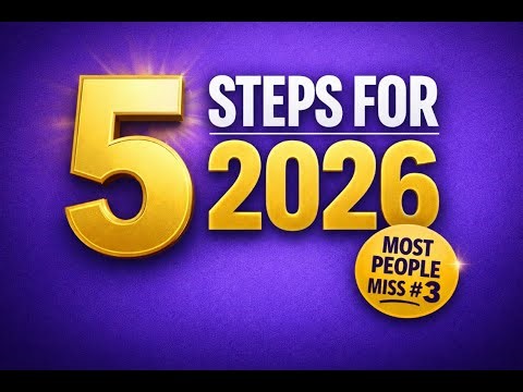 5 Steps To Achieve Your Goals in 2026