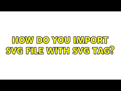 How do you import svg file with svg tag?