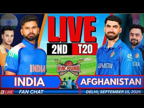 🔴 India vs Afghanistan live, 2nd T20 | IND vs AFG Live match Today | Live Cricket Score & commentary