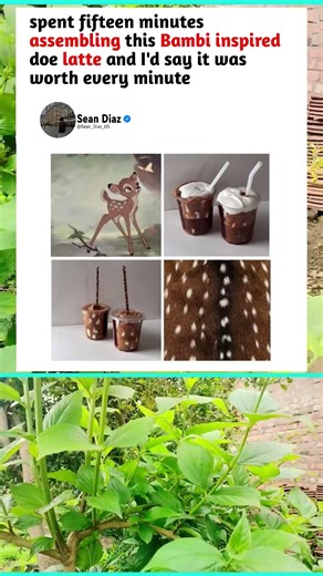Worth 15 mins? Bambi latte aesthetic! ✨ #aesthetic #coffee #fyp #viral