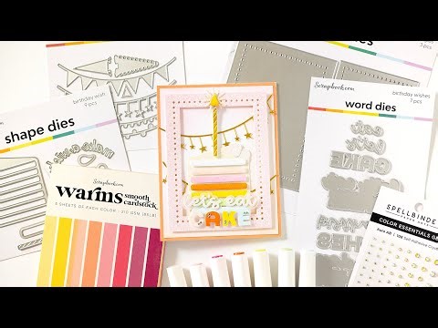 How to Make a Birthday Card with Sparkle | Card Making Tutorial