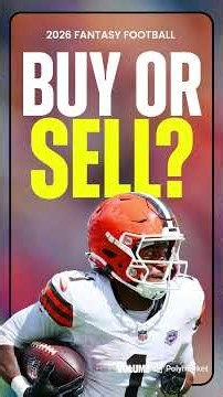 Do Fantasy Football Experts BUY KC Concepcion, Judkins & the Browns? #shorts
