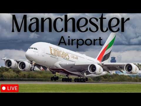 🔴 LIVE Manchester Airport Plane Spotting | Morning Heavy Arrivals & Departures🛫