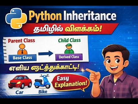 Python Inheritance Explained in Tamil | OOP Basics with Simple Examples