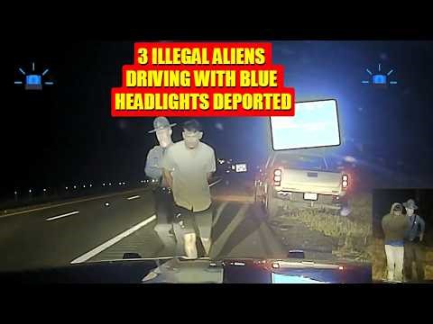 Arkansas State Trooper Arrest and Deports 3 Illegal Aliens-"Blue Light Special"
