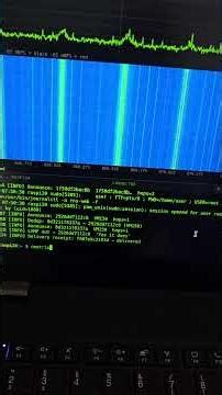 Pizero Reticulum Portable Server gets Noise Floor Graph #raspberrypi #python #lxmf #reticulum #rust