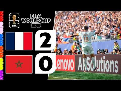 France vs Maroc 2-0 | Résumé | Coupe du Monde de la FIFA 2026