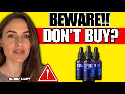 RESPILEAN REVIEW (❌SCAM OR LEGIT?✅) RespiLean Drops Reviews - Does RespiLean Work? RespiLean Amazon