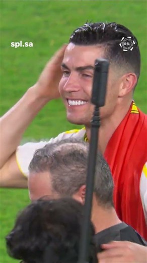 Ronaldo is happy. The world is happy.