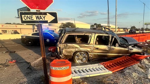 Clearwater man seriously injured after SUV rolls over on US 19: FHP