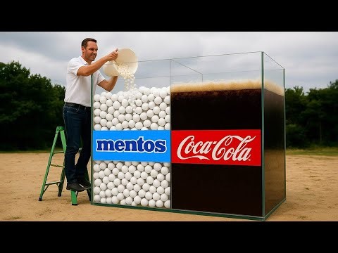 DIY Coca Cola and Mentos vs Aquarium | Best Experiments and Tests