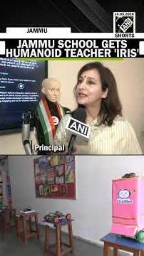 Private school introduces robot teacher humanoid ‘Iris’ to teach students in Jammu