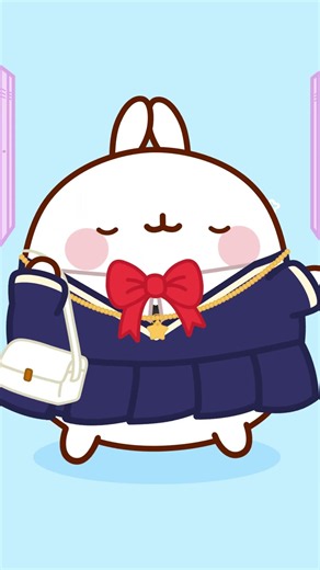 Ready for school 🚌✨#molang