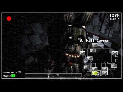 What If Phantom Bonnie Appeared in FNaF 1? (FNaF 1 Mods)