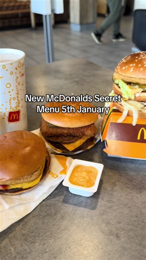 🚨 New McDonalds ‘Secret’ Menu Dropping 5th Jan 2026 🚨 Menu Includes: *Surf’N’Turf Burger *Big Arch Burger *Chilli Cheese Bites *Chicken Cheeseburger *Apple Pie McFlurry *Espresso Shake *Big Mac Dip *Strawberry Lemonade *Galaxy Caramel McFlurry *Chicken Big Mac #mcdonalds #mcdonaldsindonesia #mcdonaldsbreakfast #mcdonaldsmemes #mcdonalds🍟