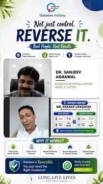 बिना दवा Diabetes Reversal का सच! 😱 | HbA1c 7.0 से 5.3 कैसे हुआ? Pranav Upadhyay Success Story