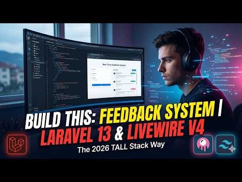 Build a Real-Time Feedback System | Laravel 13 & Livewire v4 Full Tutorial
