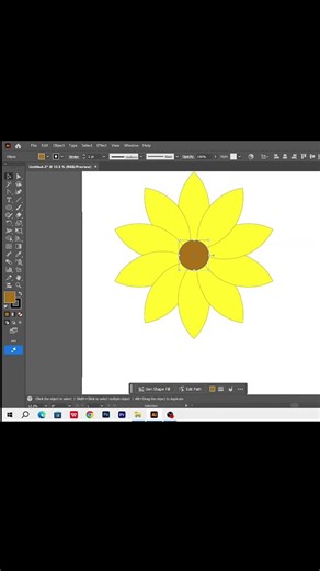 How to Create a Flower Easily by Rectangle, Ellipse & Line Tool | Adobe Illustrator Tutorial